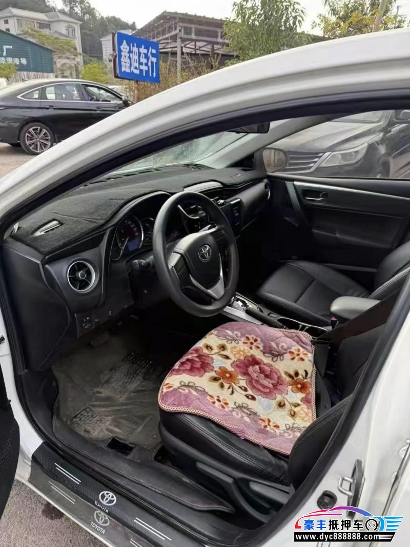 19年丰田卡罗拉轿车抵押车出售