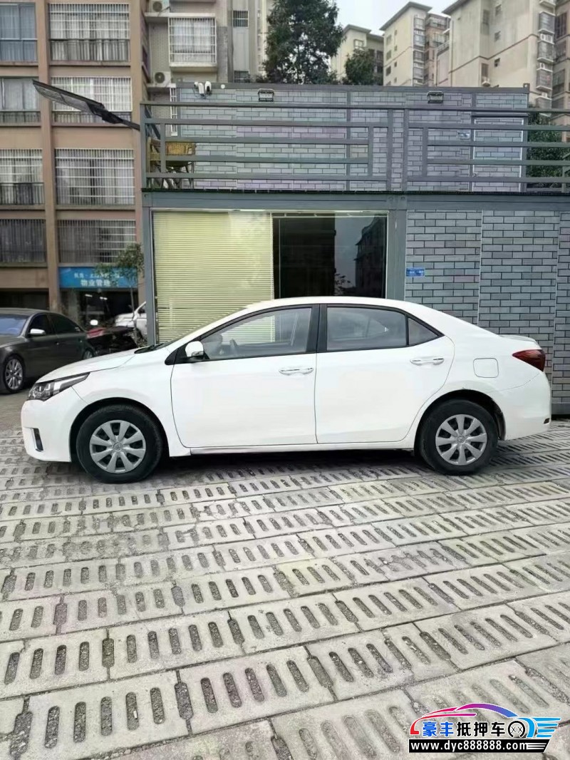 18年丰田卡罗拉轿车抵押车出售