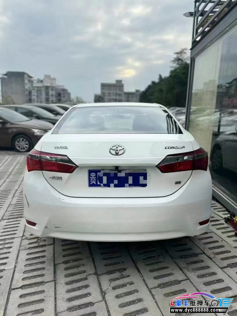 18年丰田卡罗拉轿车抵押车出售