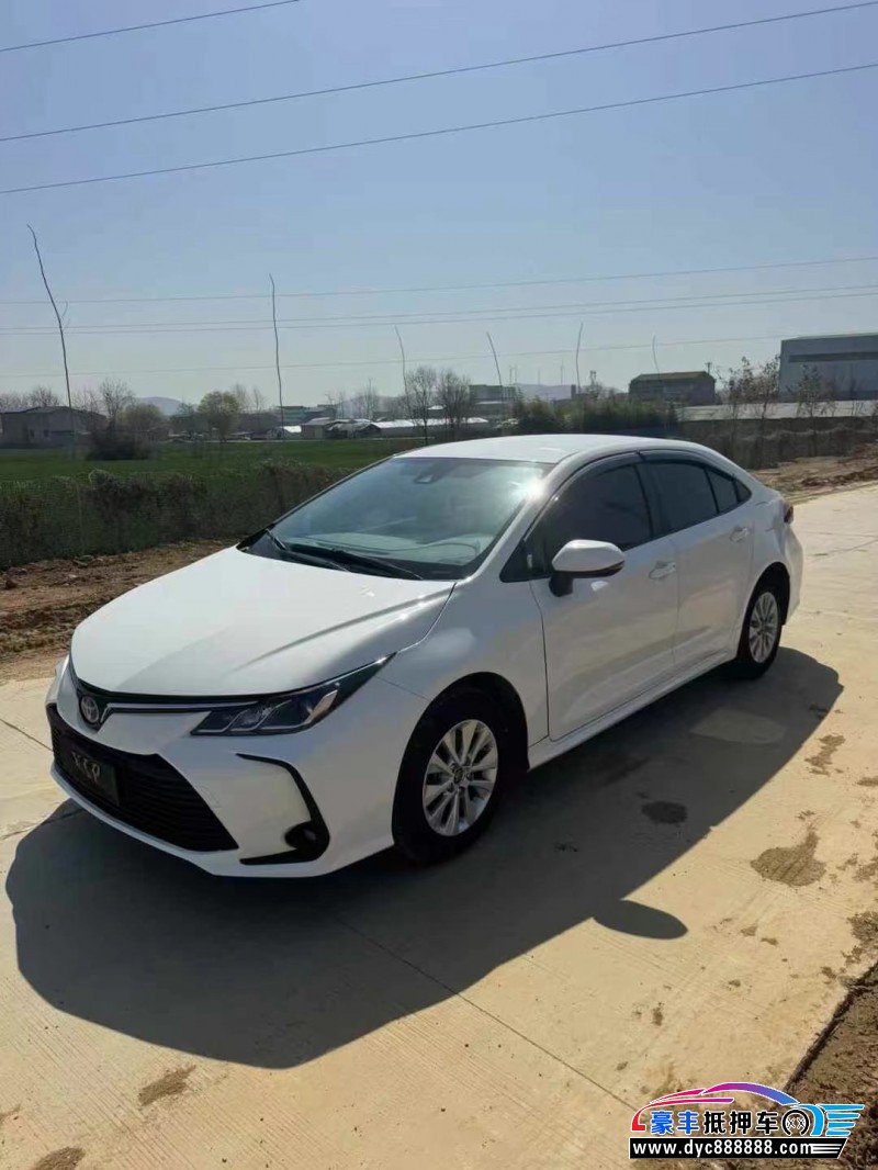 23年丰田卡罗拉轿车抵押车出售