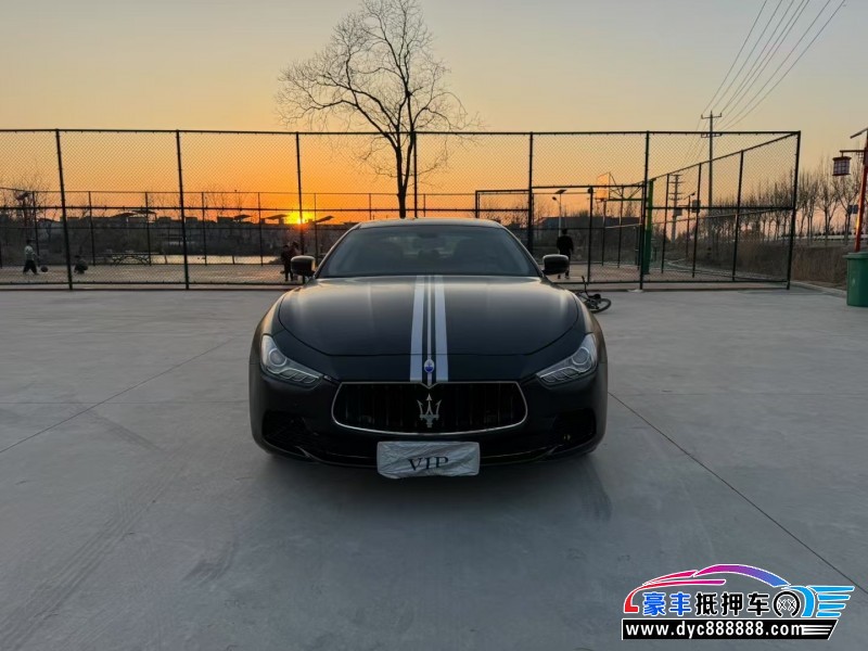 14年玛莎拉蒂Ghibli轿车抵押车出售