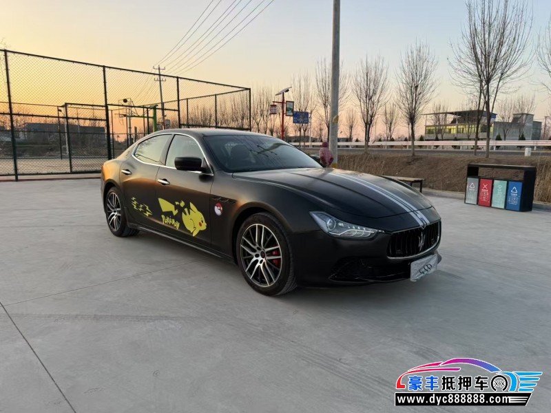 14年玛莎拉蒂Ghibli轿车抵押车出售