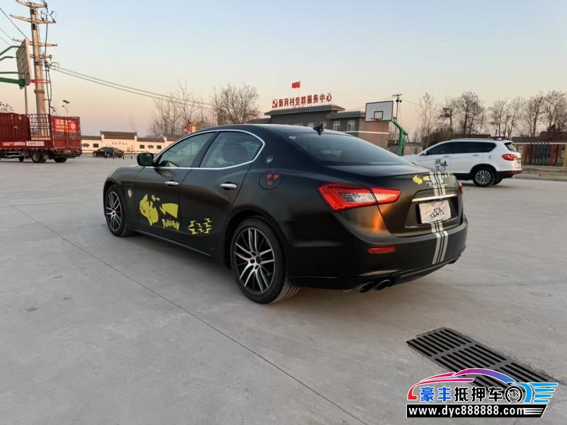 14年玛莎拉蒂Ghibli轿车抵押车出售