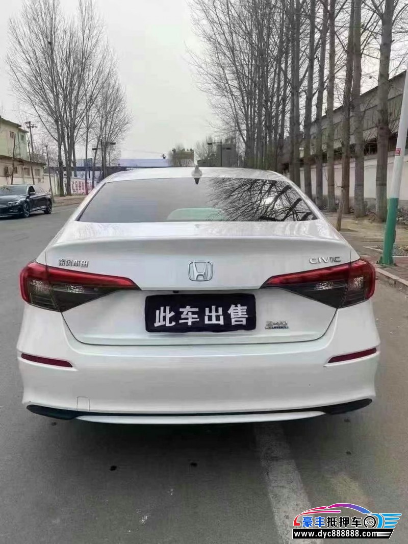 24年本田思域轿车抵押车出售