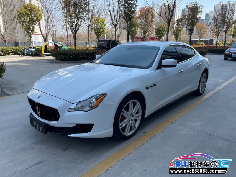 14年玛莎拉蒂总裁轿车抵押车出售