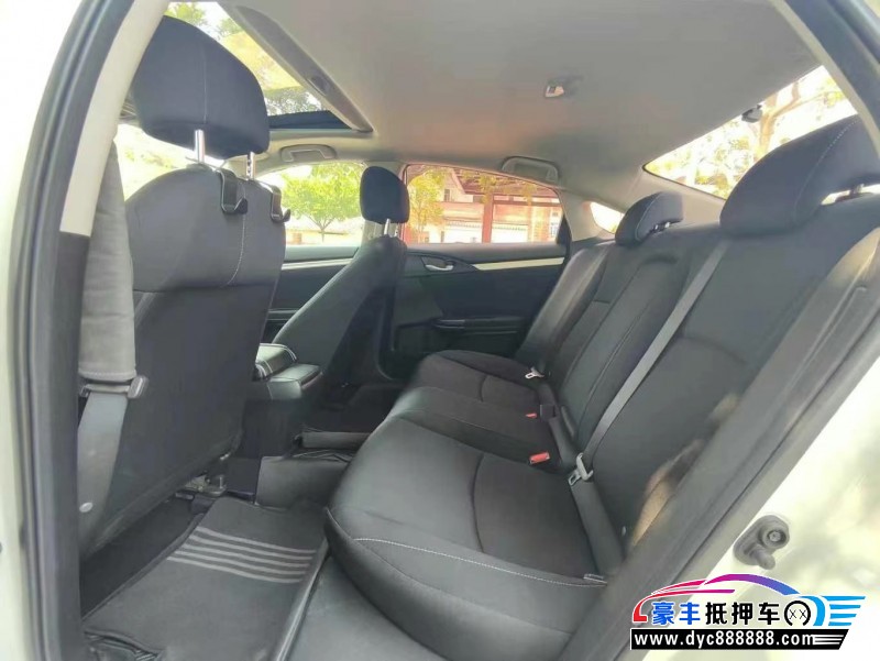 18年本田思域轿车抵押车出售