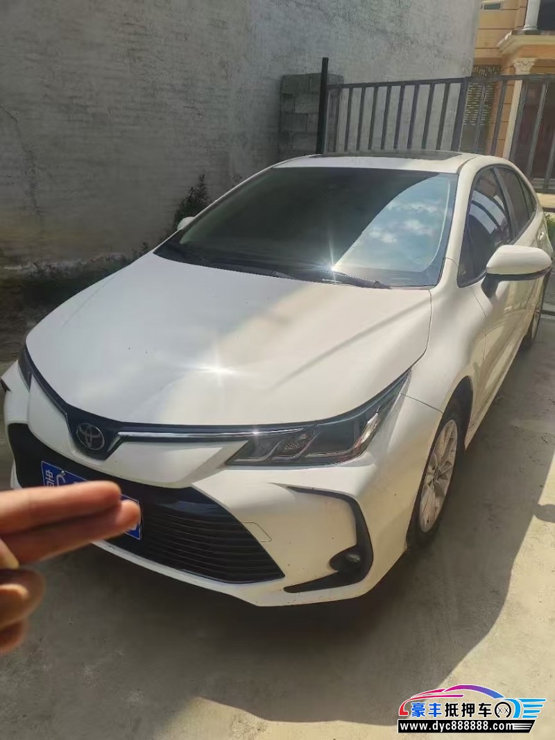 23年丰田卡罗拉轿车抵押车出售