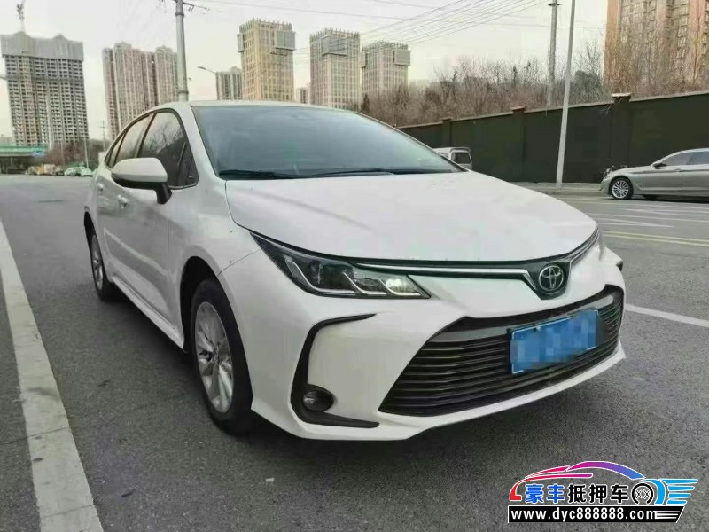 22年丰田卡罗拉轿车抵押车出售