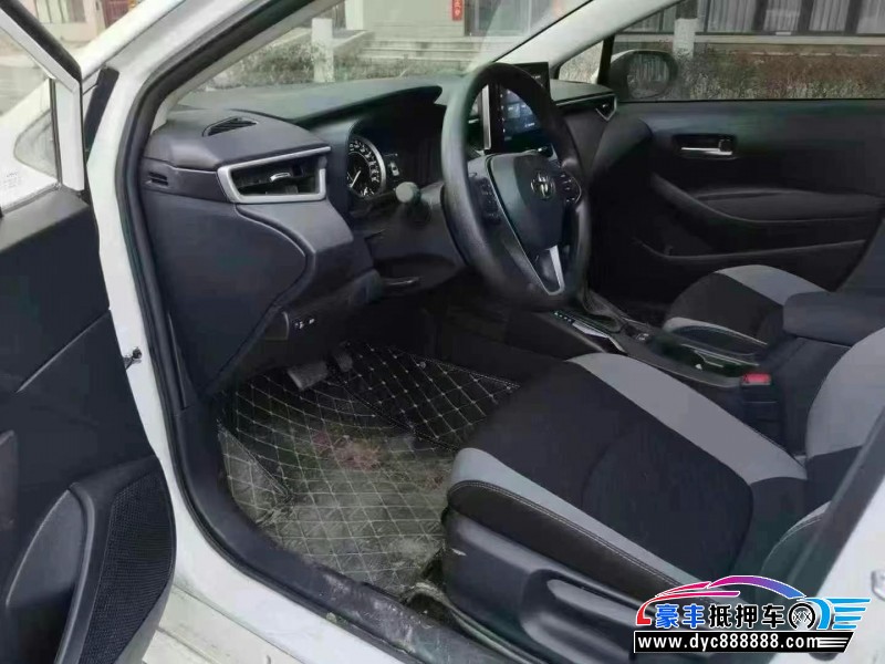 22年丰田卡罗拉轿车抵押车出售