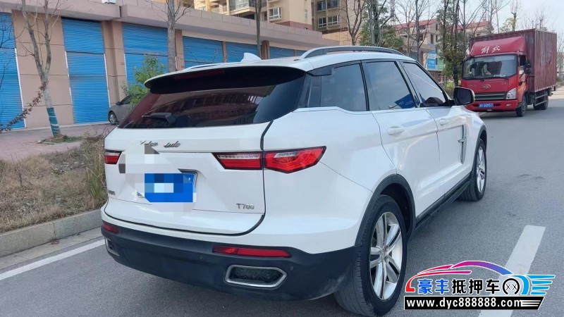 17年众泰T700轿车抵押车出售