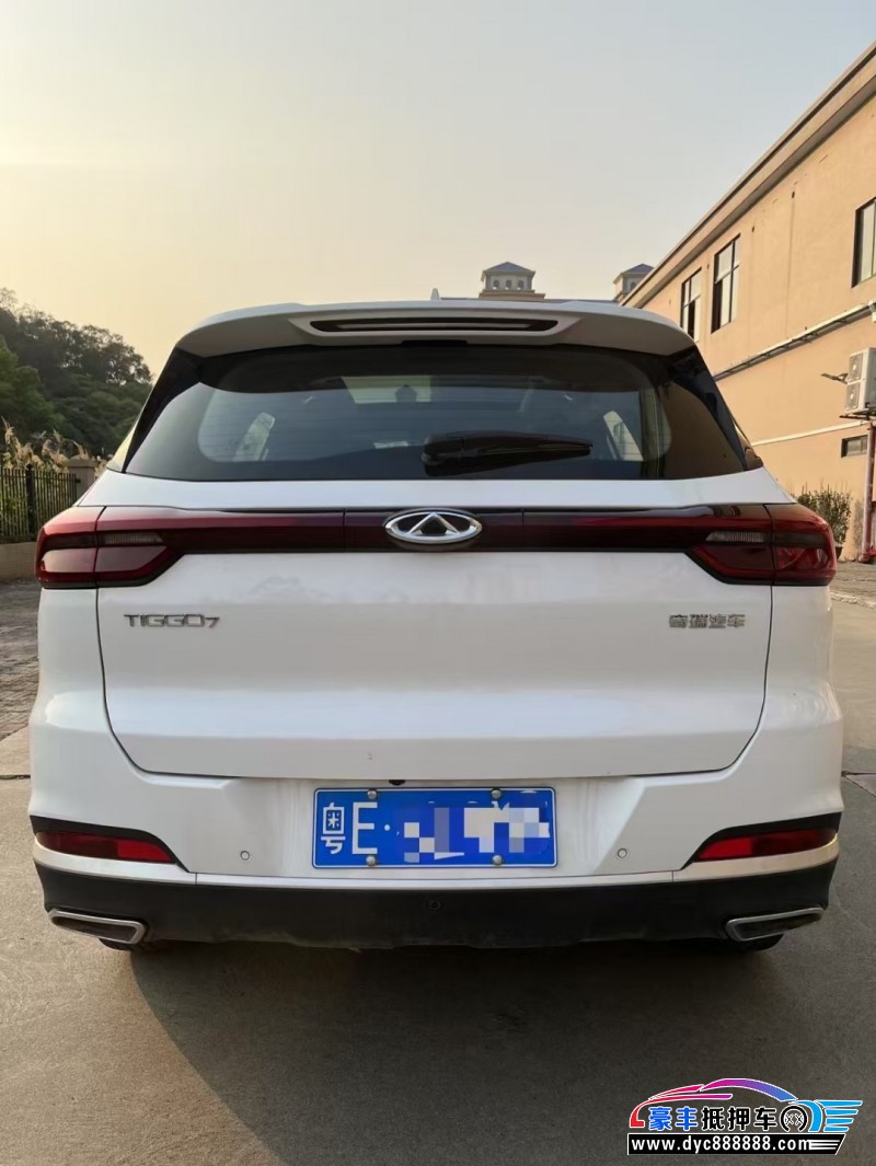 24年奇瑞瑞虎7轿车抵押车出售