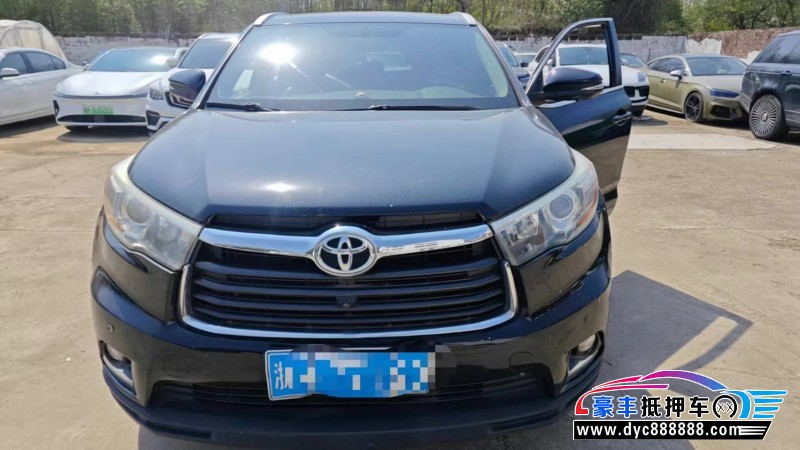 17年丰田汉兰达轿车抵押车出售