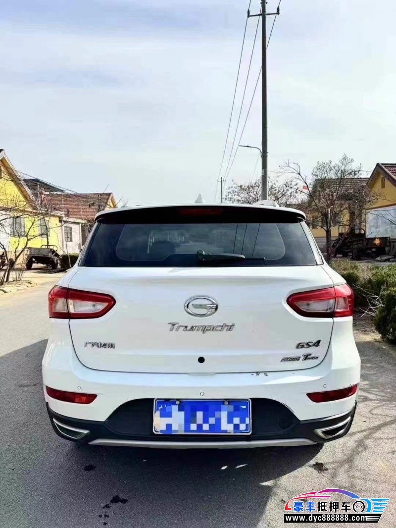 17年传祺GS4轿车抵押车出售