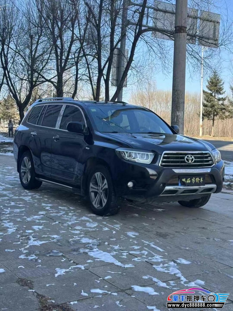 10年丰田汉兰达轿车抵押车出售