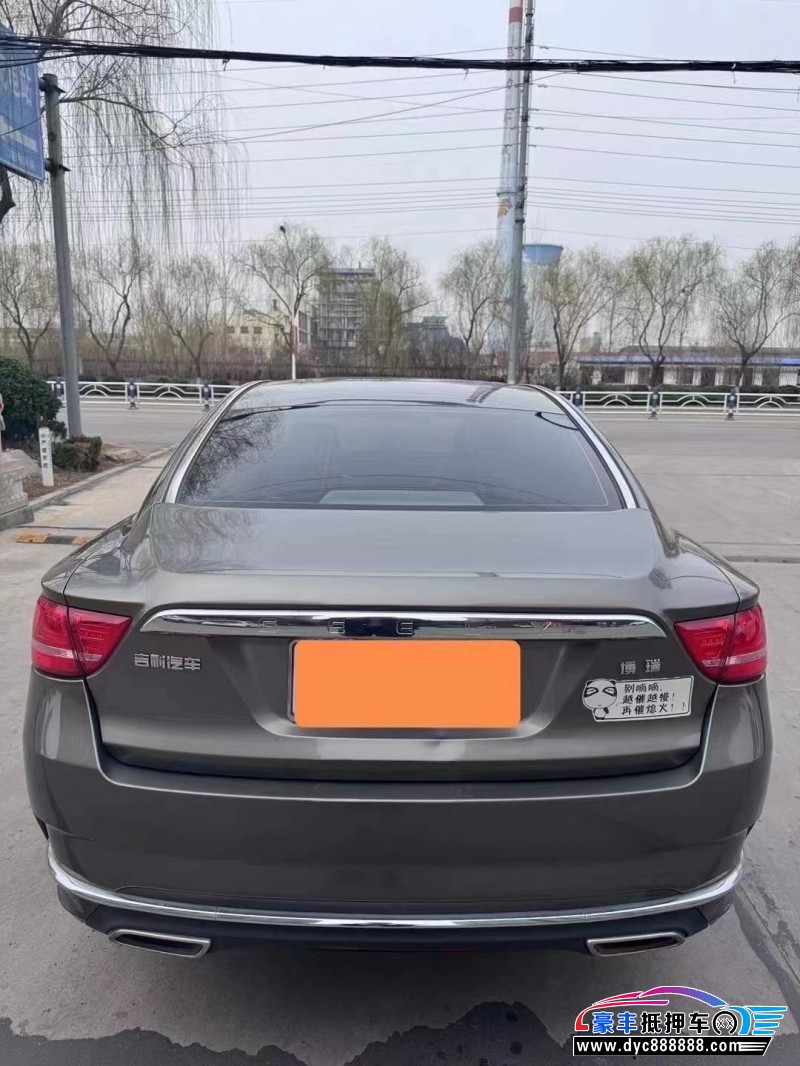 18年吉利博瑞轿车抵押车出售