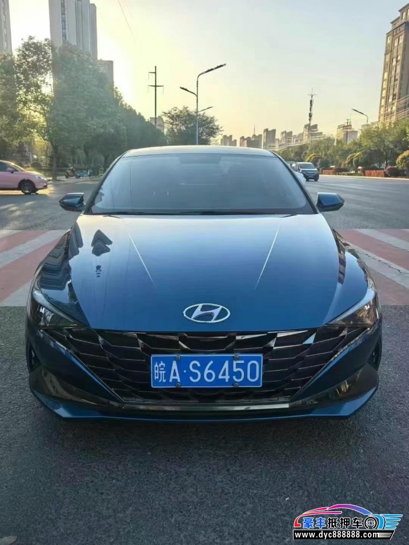 21年现代伊兰特轿车抵押车出售