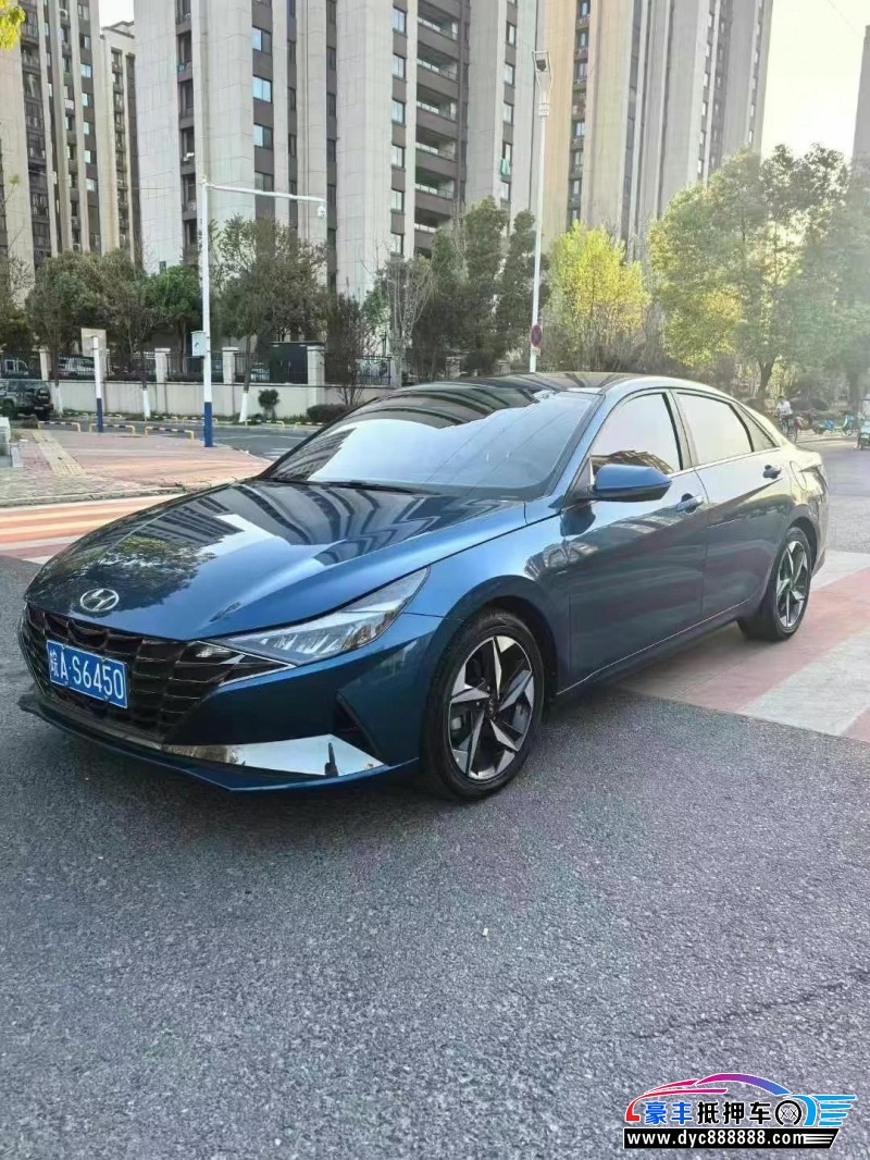 21年现代伊兰特轿车抵押车出售