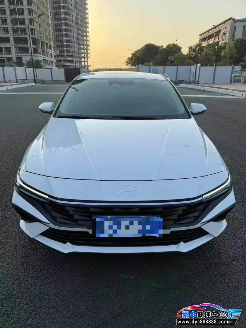 23年现代伊兰特轿车抵押车出售