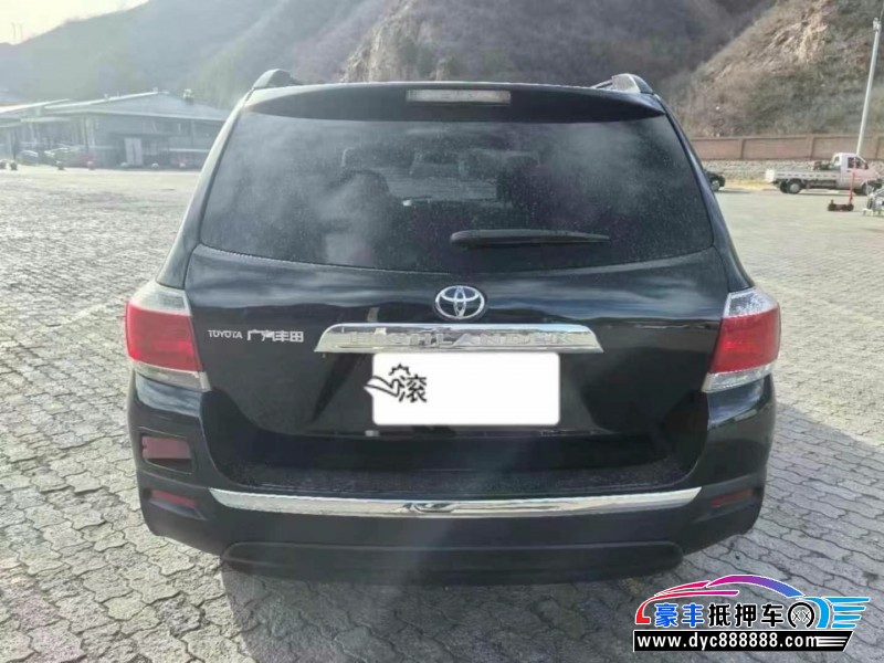 14年丰田汉兰达轿车抵押车出售