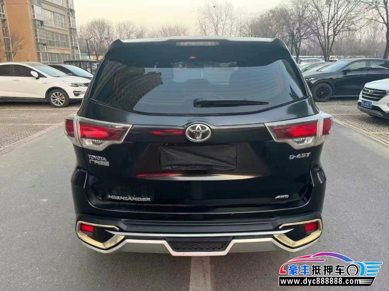 16年丰田汉兰达轿车抵押车出售