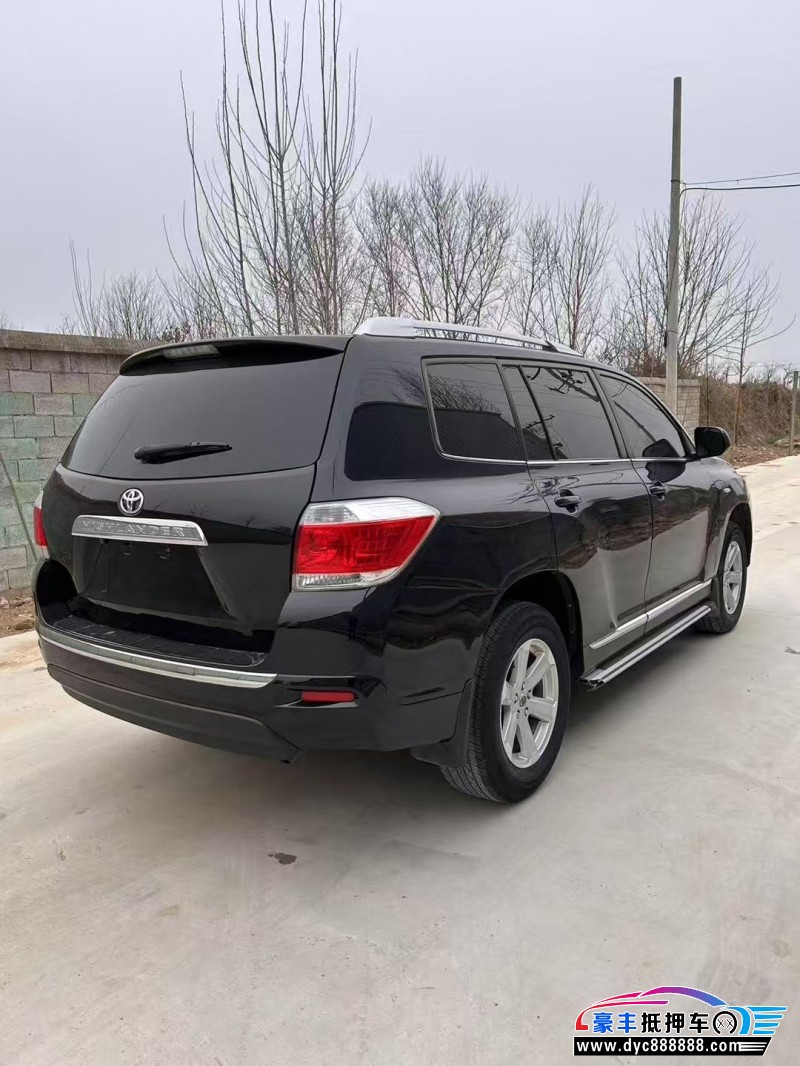 15年丰田汉兰达轿车抵押车出售