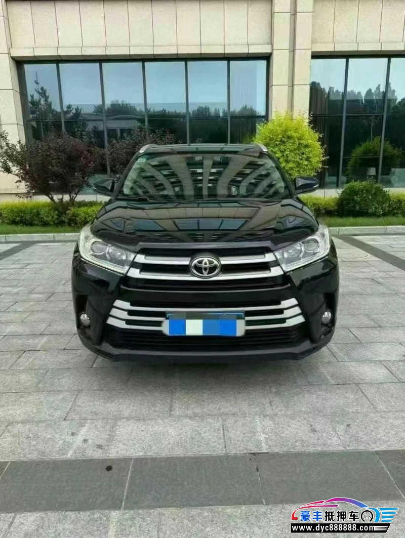 19年丰田汉兰达轿车抵押车出售