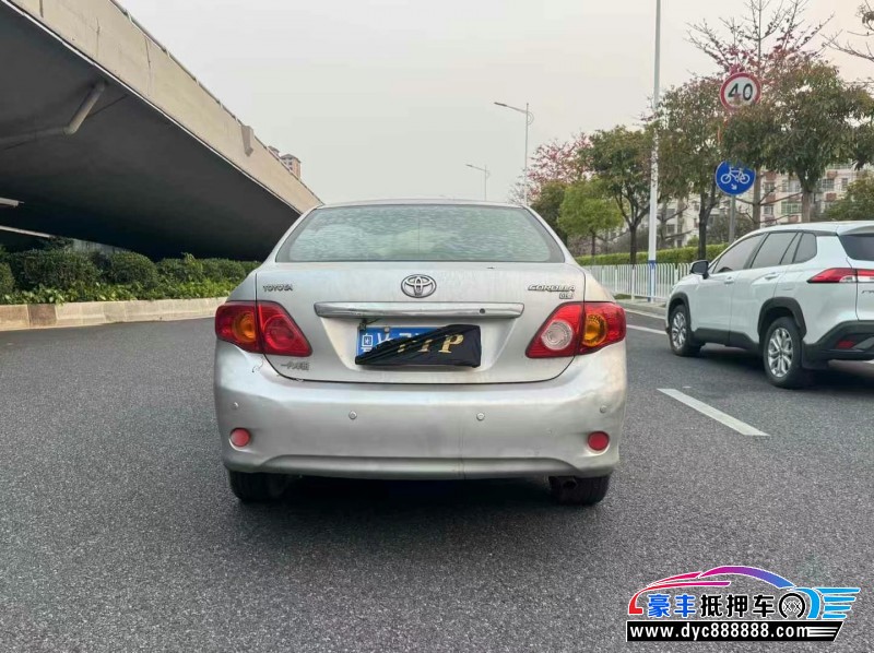 09年丰田卡罗拉轿车抵押车出售