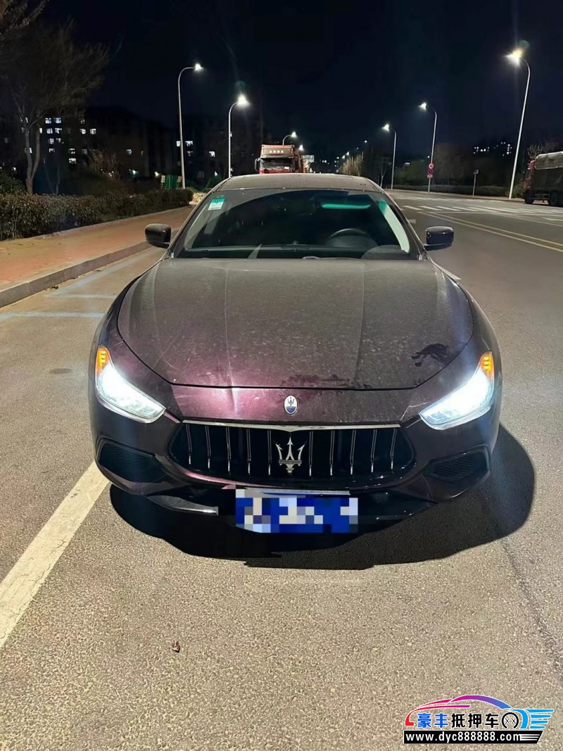 17年玛莎拉蒂Ghibli轿车抵押车出售