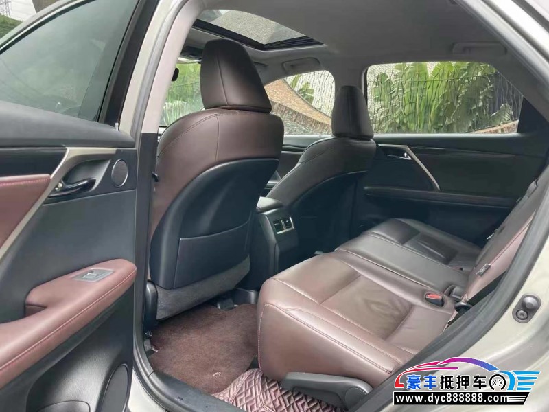 21年雷克萨斯RX轿车抵押车出售