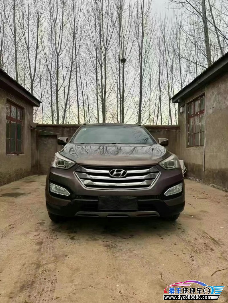 13年现代全新胜达SUV抵押车出售