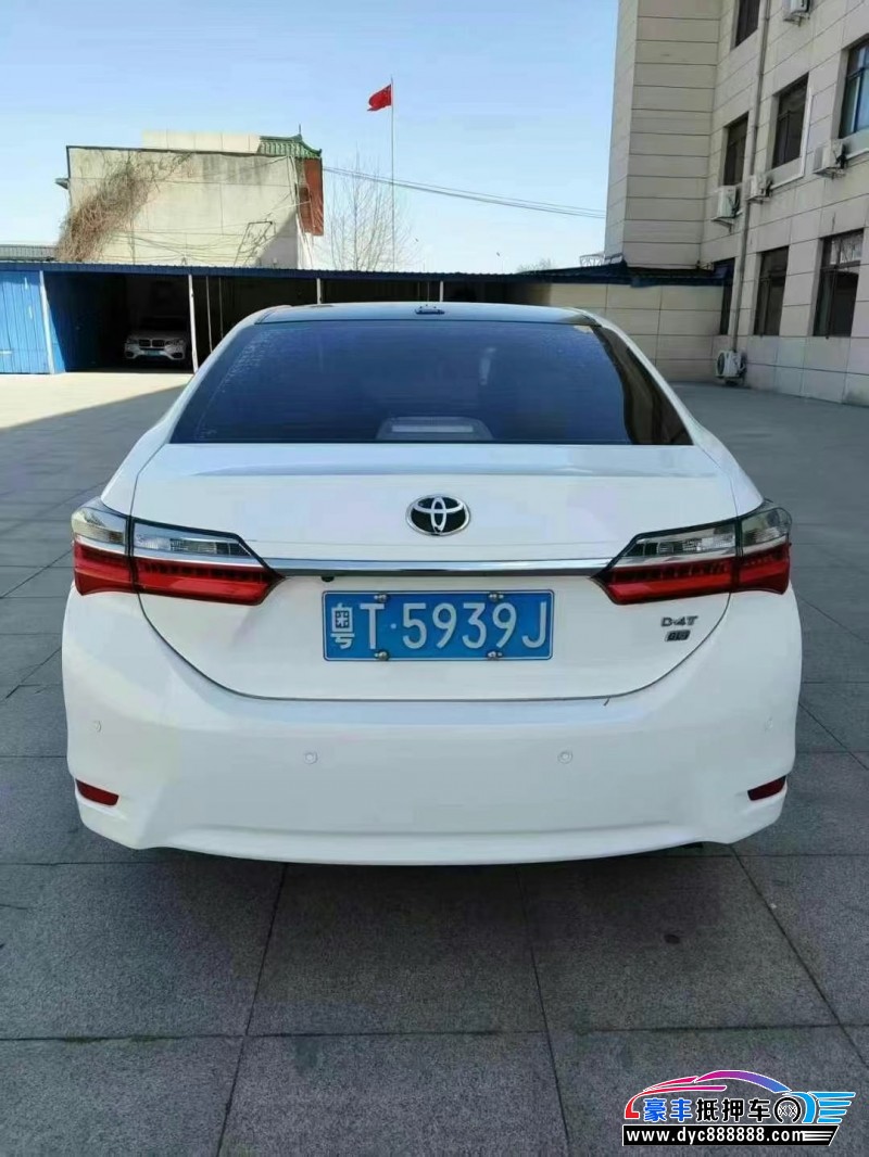 17年丰田卡罗拉轿车抵押车出售