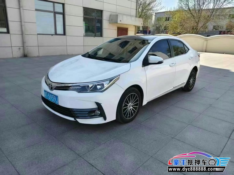 17年丰田卡罗拉轿车抵押车出售