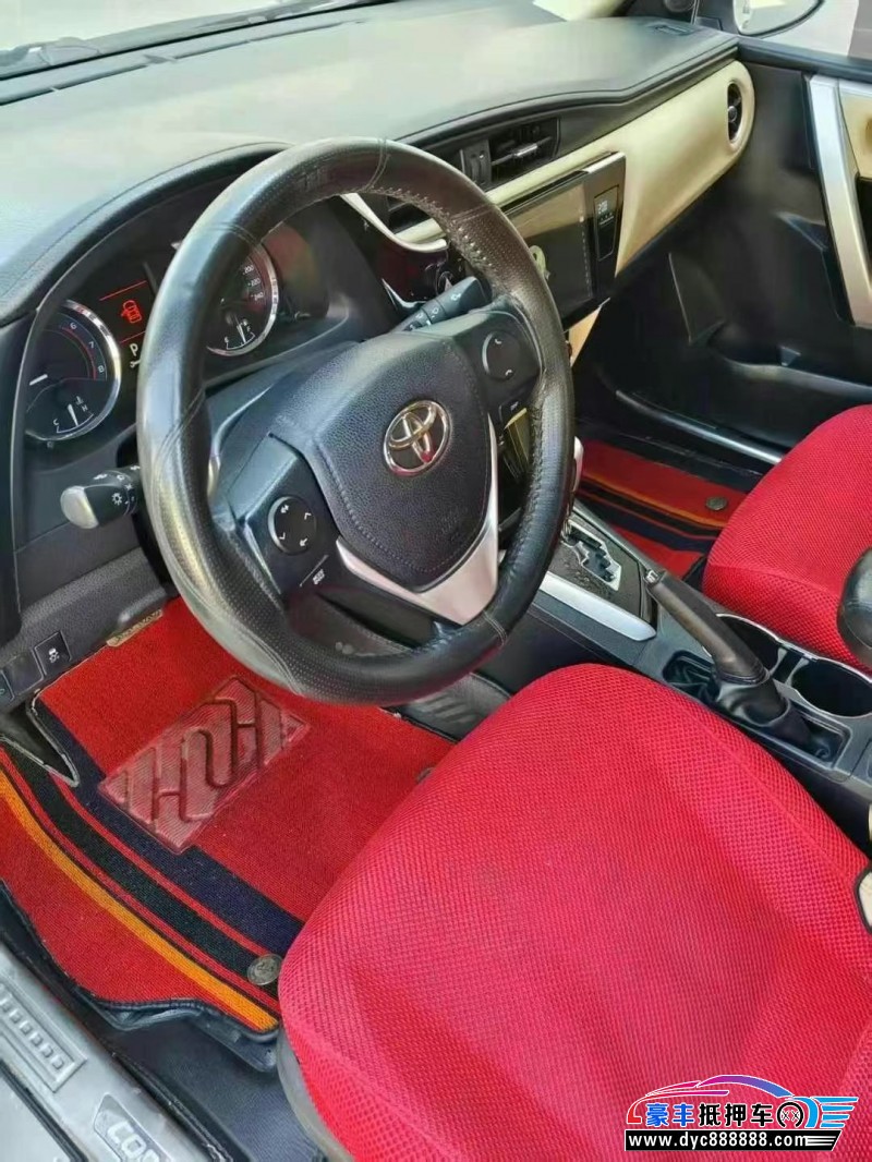 17年丰田卡罗拉轿车抵押车出售