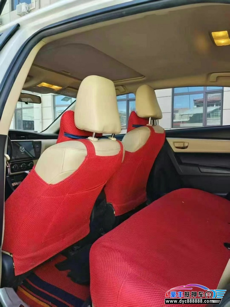 17年丰田卡罗拉轿车抵押车出售