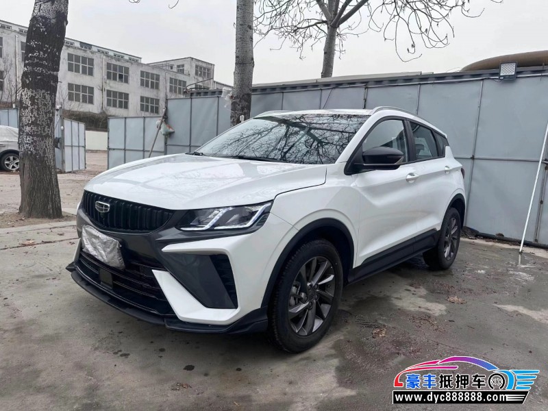 24年吉利缤越轿车抵押车出售