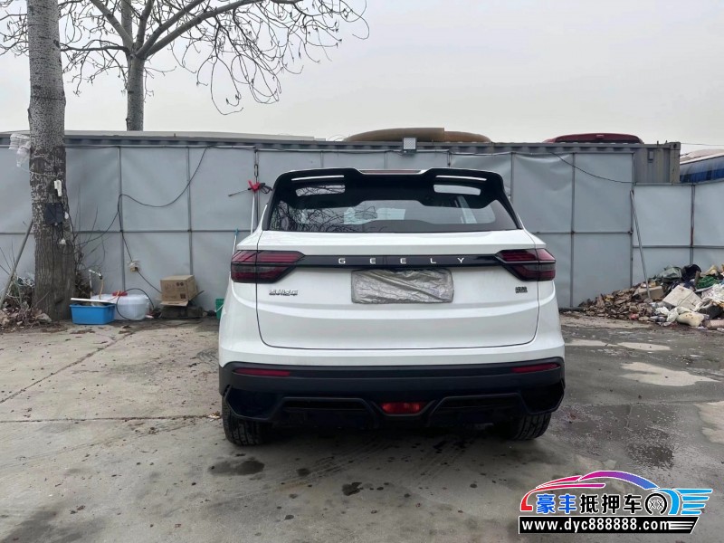 24年吉利缤越轿车抵押车出售