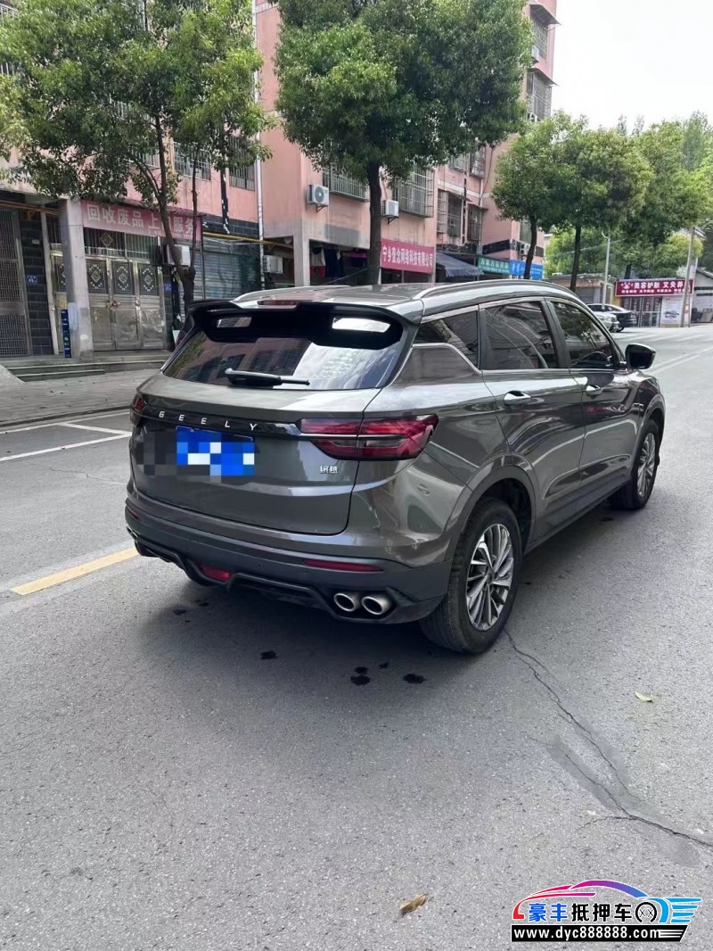 22年吉利缤越轿车抵押车出售