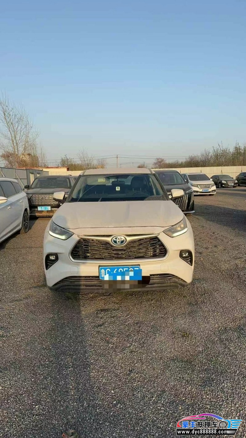 22年丰田汉兰达SUV抵押车出售