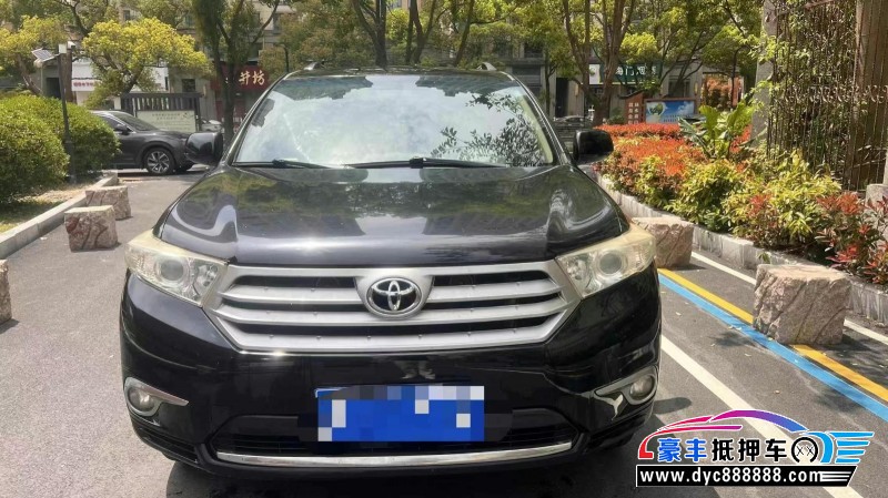 13年丰田汉兰达SUV抵押车出售