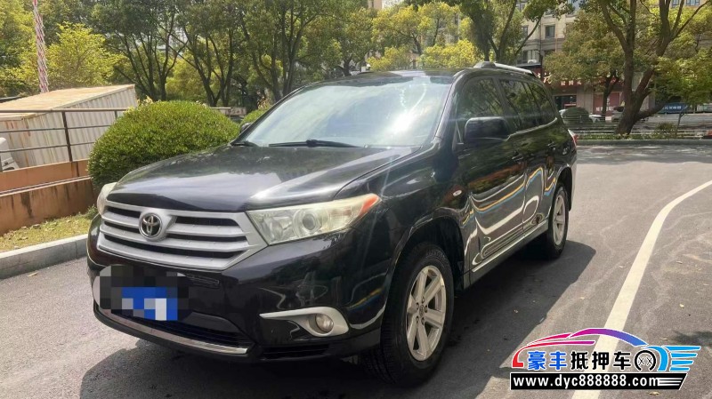 13年丰田汉兰达SUV抵押车出售