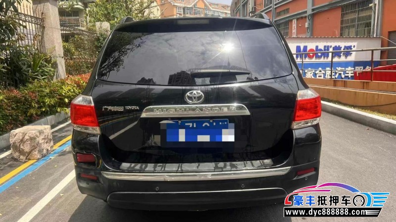 13年丰田汉兰达SUV抵押车出售