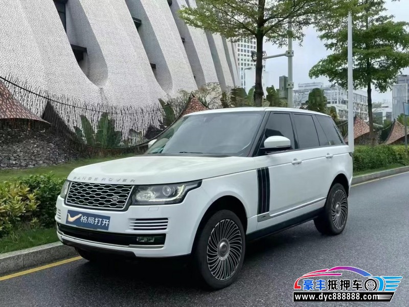 16年路虎揽胜轿车抵押车出售