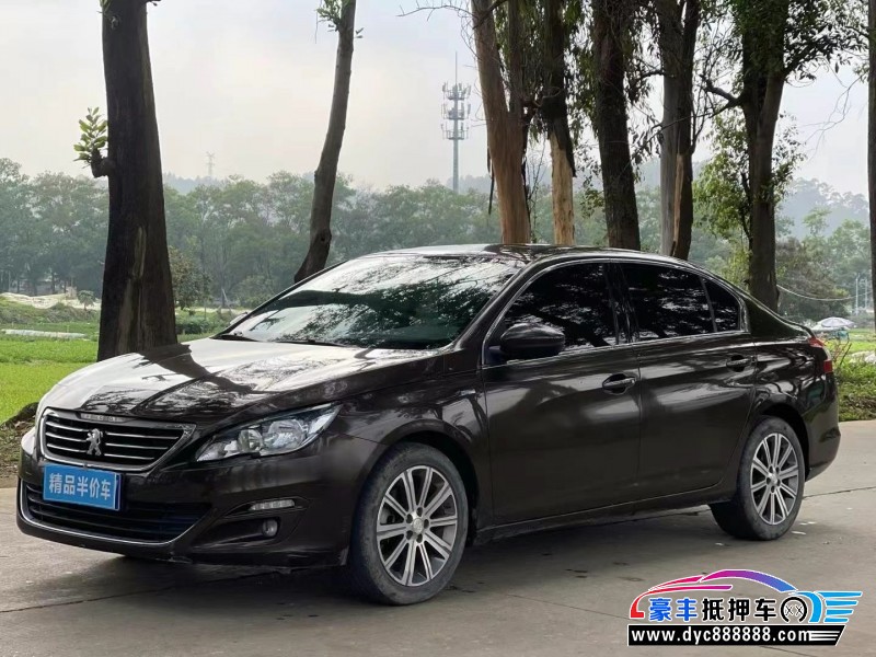 17年标致408轿车抵押车出售