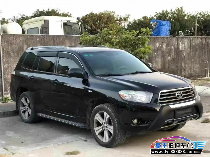 12年丰田汉兰达轿车抵押车出售