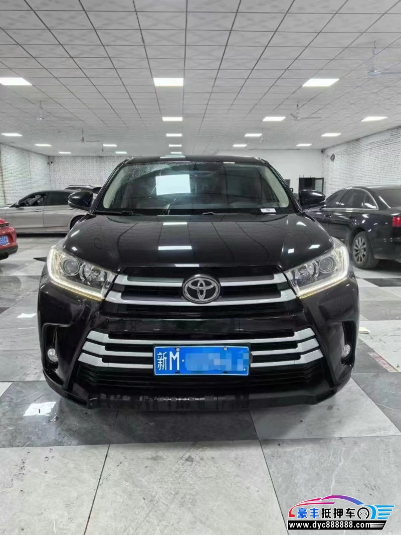 19年丰田汉兰达轿车抵押车出售