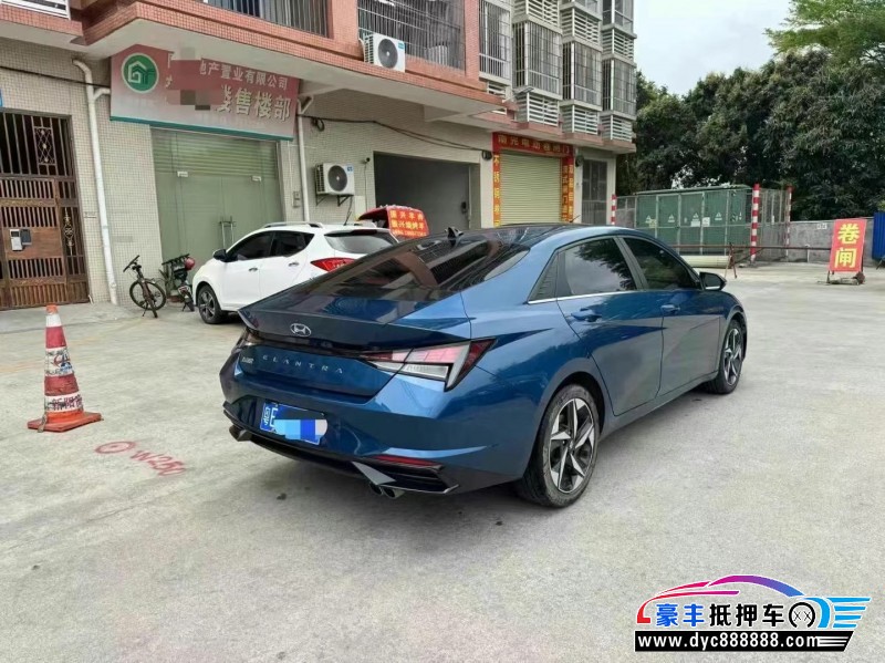 22年现代伊兰特轿车抵押车出售