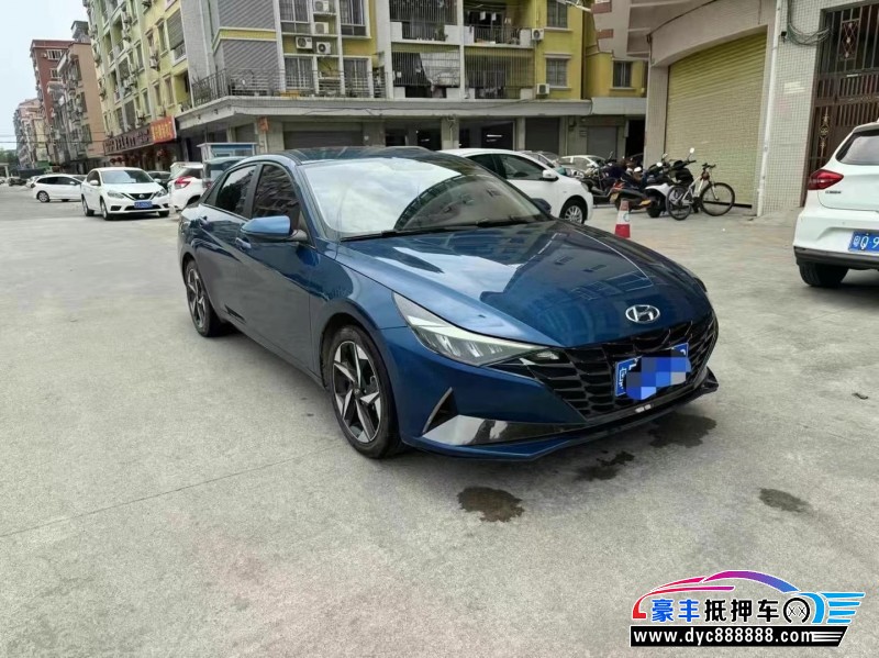 22年现代伊兰特轿车抵押车出售