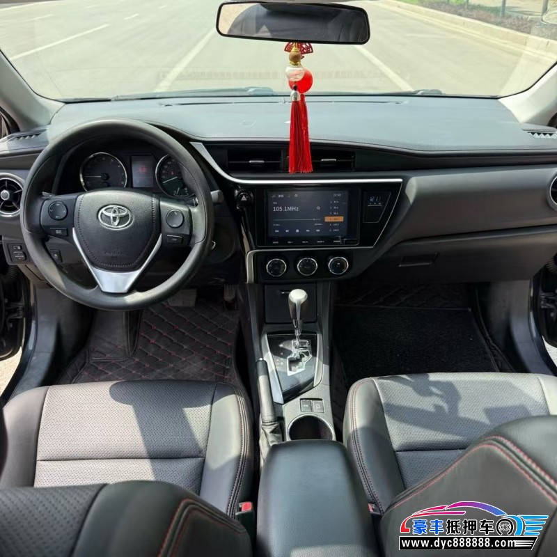 18年丰田卡罗拉轿车抵押车出售