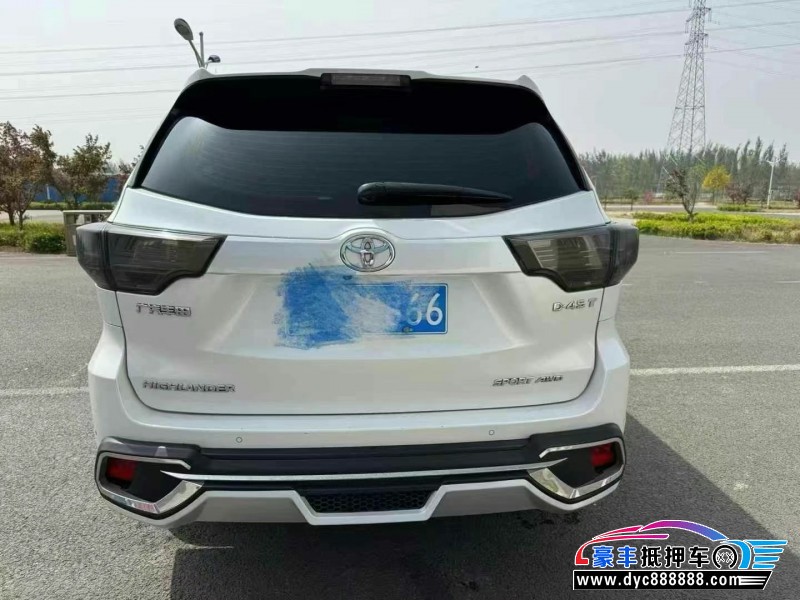 20年丰田汉兰达轿车抵押车出售