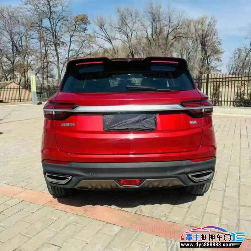 19年吉利缤越轿车抵押车出售